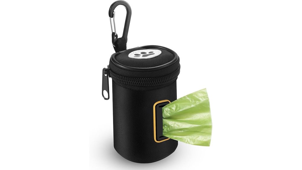 carabiner poop bag holder