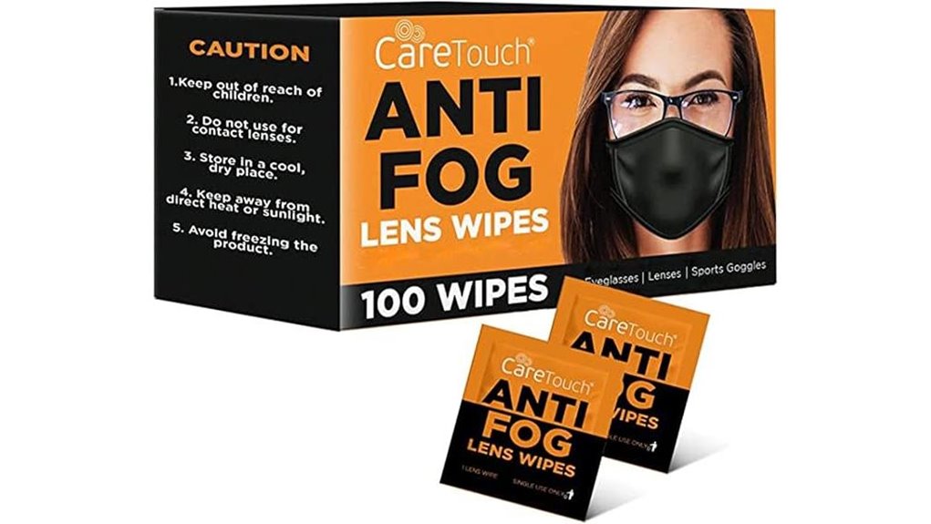 Anti‑Fog Wipes for Glasses on Trips (One‑and‑Done) Keep Clear 6 care touch anti fog wipes