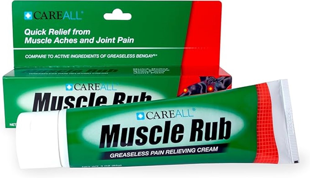 Best Travel-Size Muscle Rubs for Sore Legs (No Mess Sticks) 4 careall ultra strength rub