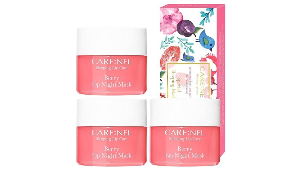 Best Lip Repair Balms (Overnight Treatment) 12 carenel berry lip 3 set