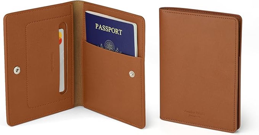 carrotez rfid blocking passport organizer