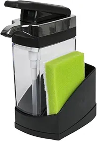 Best Dish Soap Dispenser With Sponge Holder 2 casabella soap sponge holder