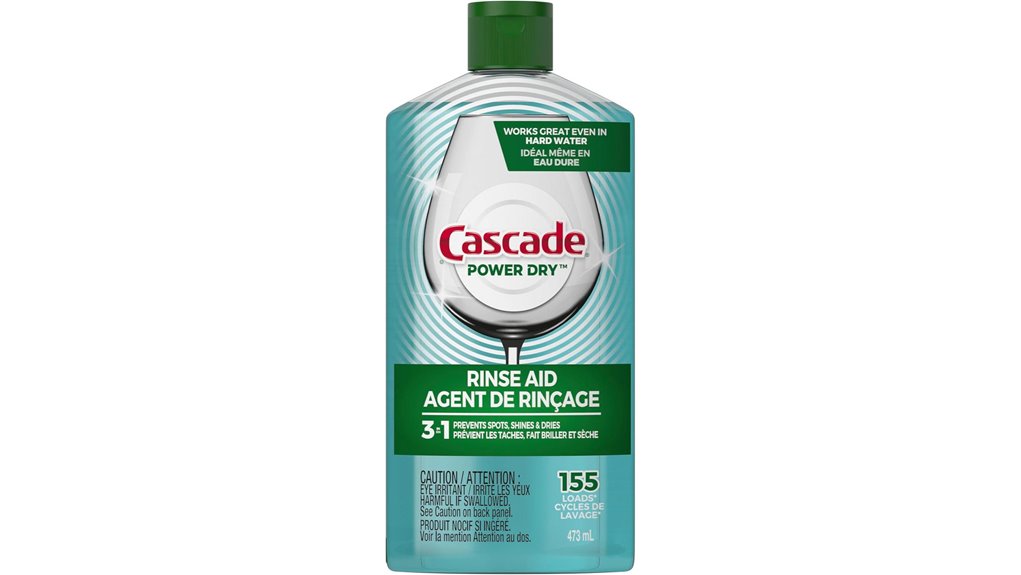 Top Dishwasher Rinse Aid Bottles That Save Every Drop 7 cascade powerdry 16oz aid