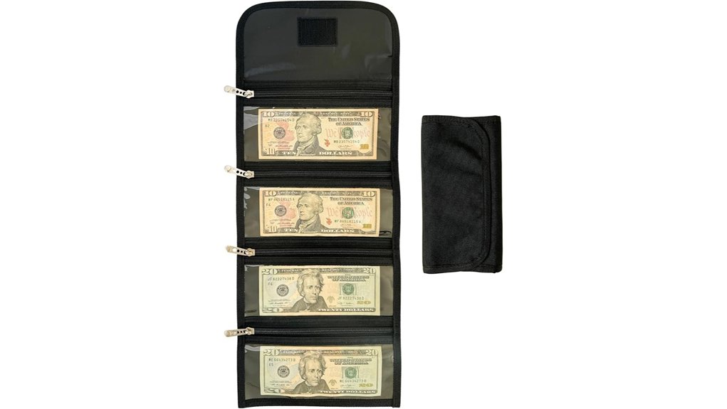 Top Currency Organizers (Multi-Pocket Wallets) for Travelers 6 cash wallet four zippered