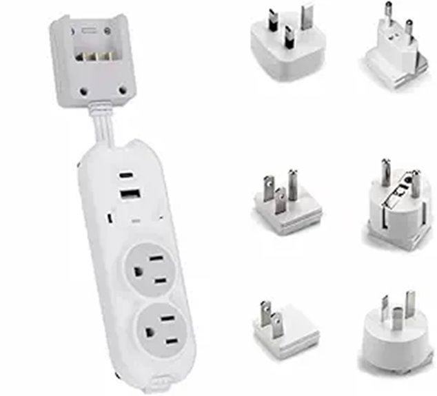 Top Travel-Friendly Power Strips: Compact & Surge-Protected 3 ceptics 2 outlet surge protection
