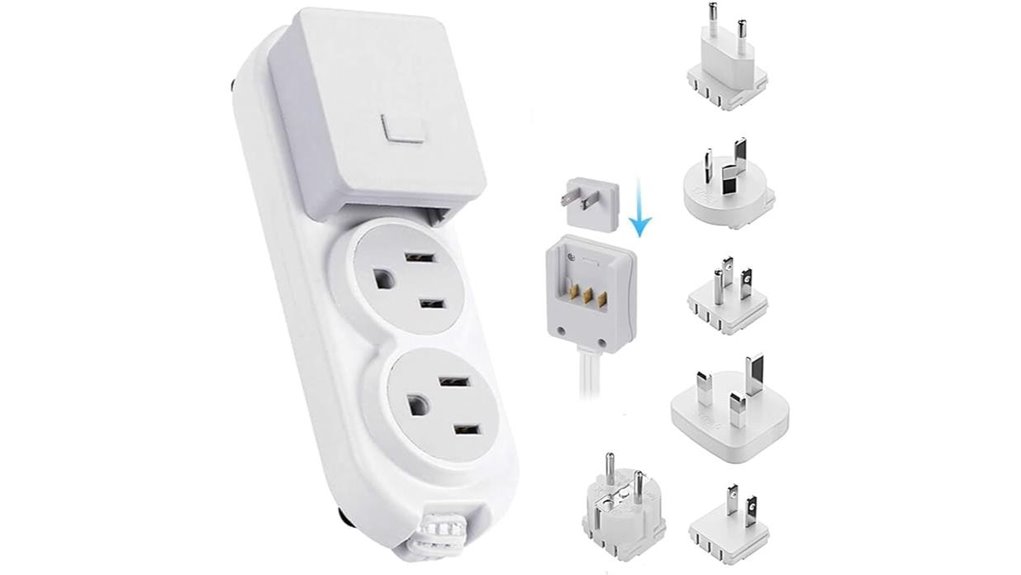 Top Travel Adapters with Grounded Outlets for Safer Hotel Stay 1 ceptics compact surge usb c