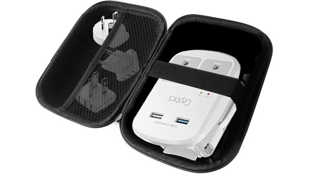 Best Travel Adapter Cases That Keep Parts Together 10 ceptics universal adapter case
