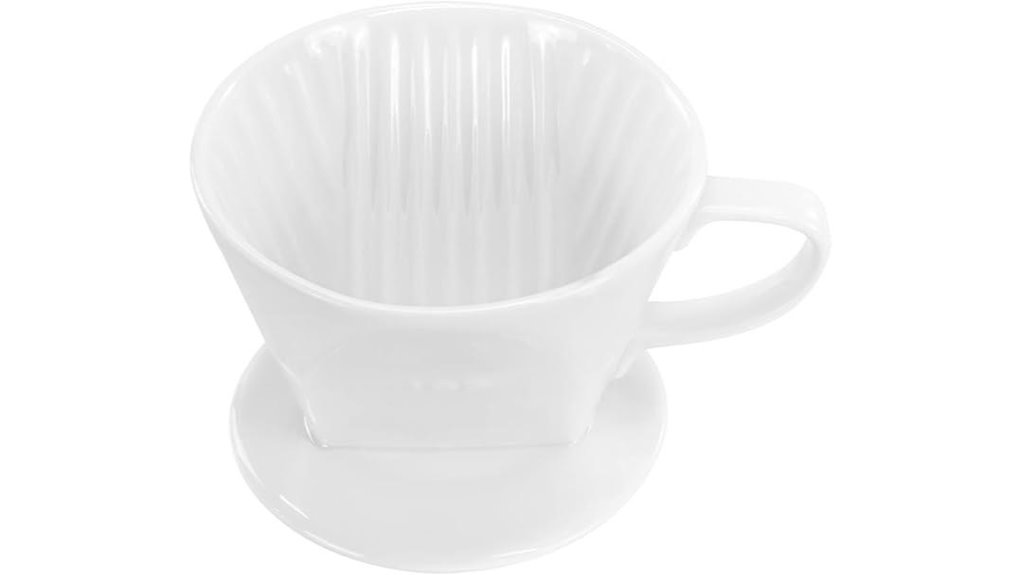 Best Pour-Over Cone Drippers Coffee Lovers Should Try 11 ceramic pour over 3 hole flat bottom