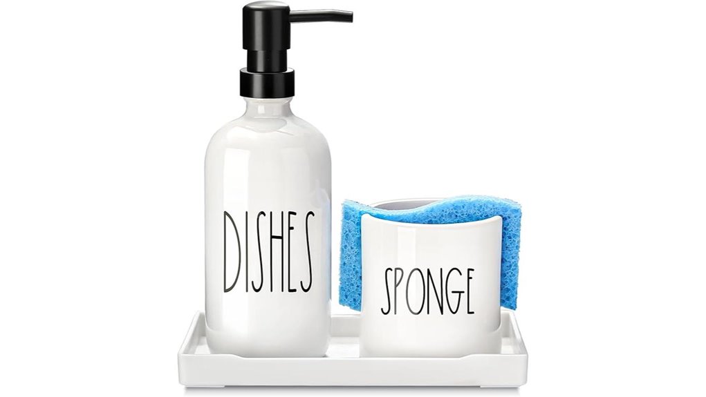 Best Dish Soap Dispenser With Sponge Holder 6 ceramic sponge holder dispenser
