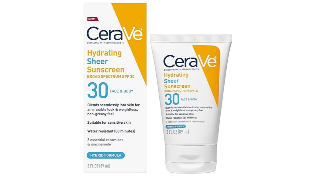 Top Travel Sunscreens Sensitive Skin Can Trust (No Sting) 10 cerave hydrating spf30 sunscreen
