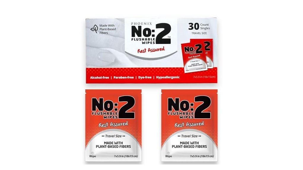 certified flushable plant based wipes
