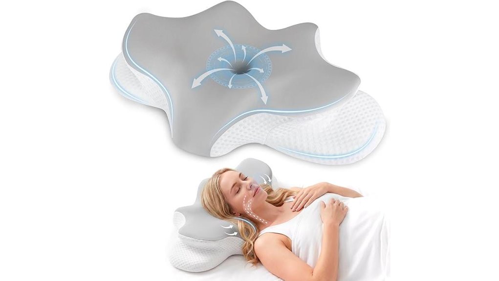 Neck Pillows That Don’t Push Your Head Forward (Comfort Shapes) 14 cervical cooling neck pillow