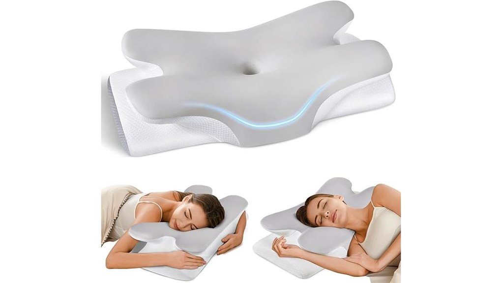 Neck Pillows That Don’t Push Your Head Forward (Comfort Shapes) 8 cervical neck cooling pillow