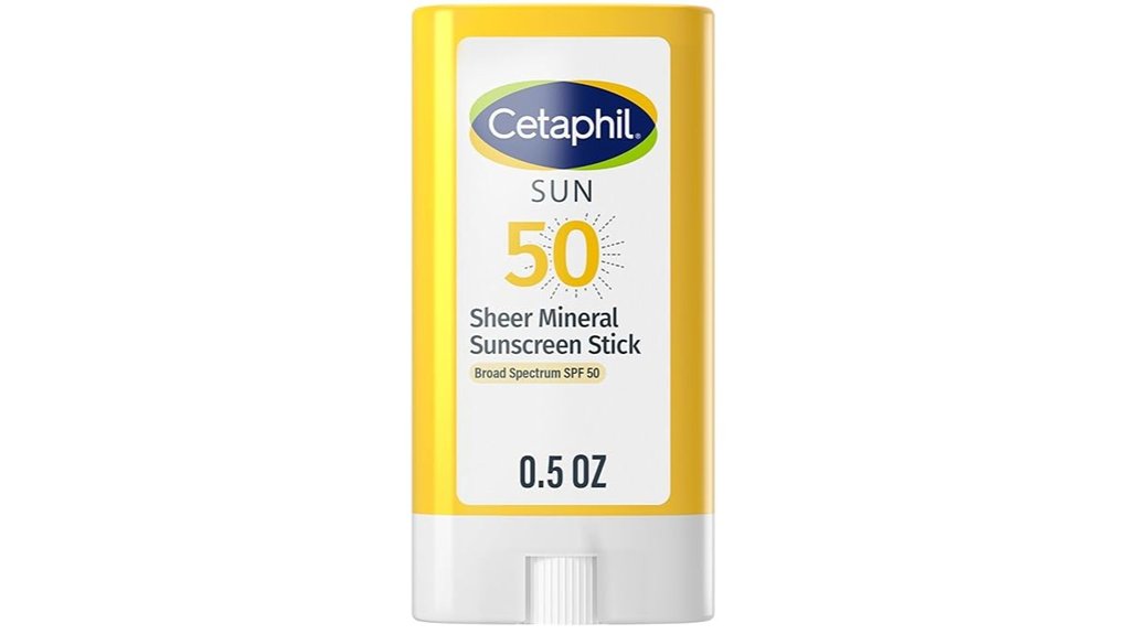 Sunscreen Sticks for Travel (No Leak) That Never Sticks 5 cetaphil spf 50 stick