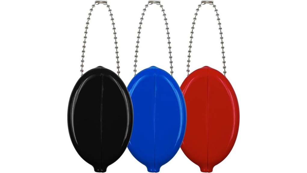 Best Coin Purses for Quick Pay That Clip Inside Bags 9 chain linked rubber coin holders