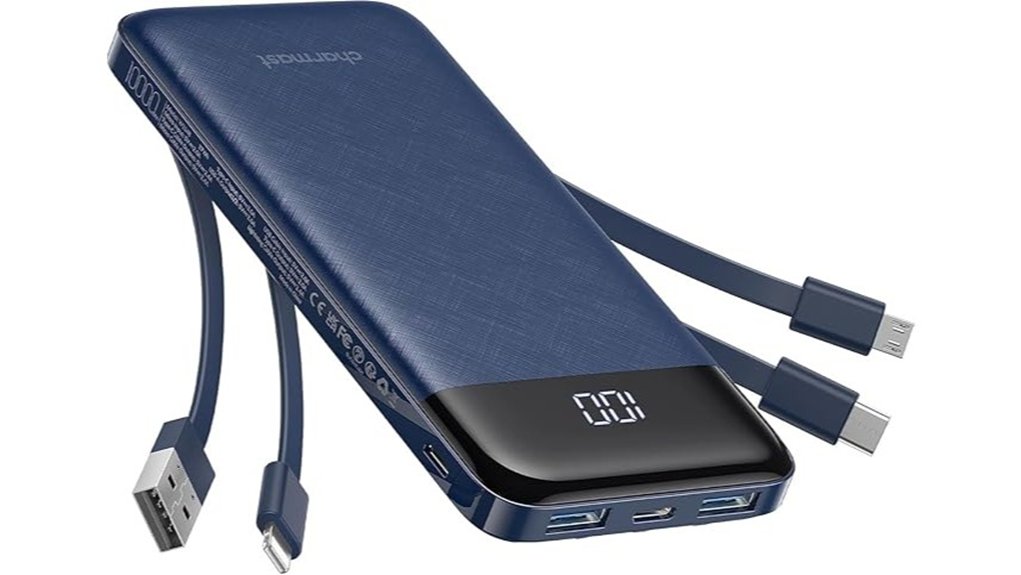 Power Your Trips: Travel Power Banks with Pass‑Through 8 charmast 10k charger cables