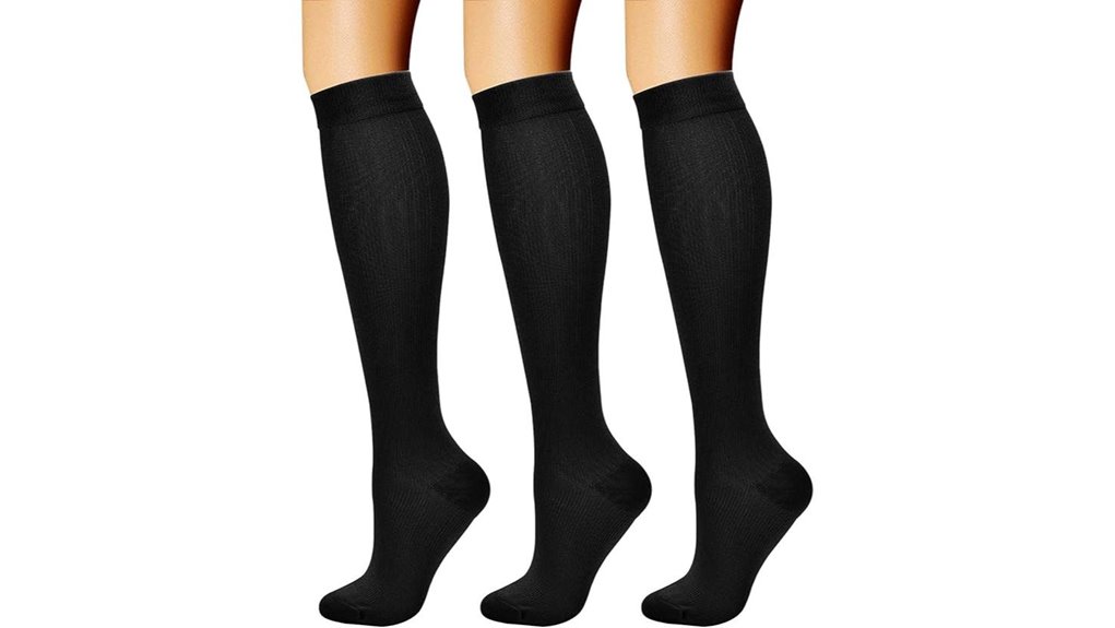 Ultimate Compression Socks for Long Flights: Graduated Comfort 2 charmking 15 20 mmhg 3 pairs