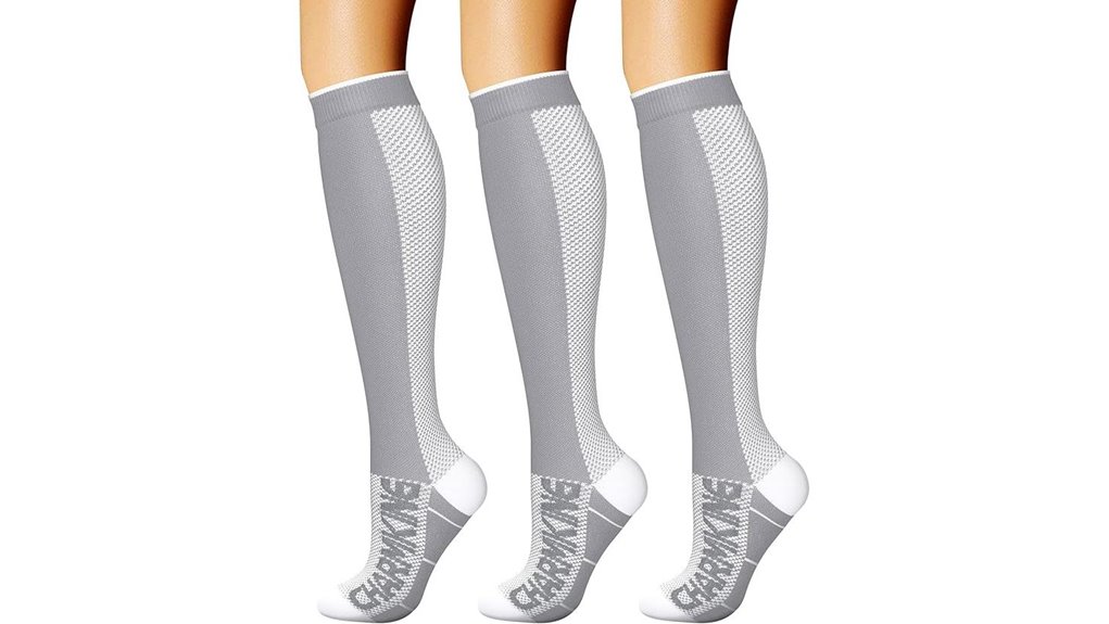 charmking 15 20mmhg 3 pairs socks