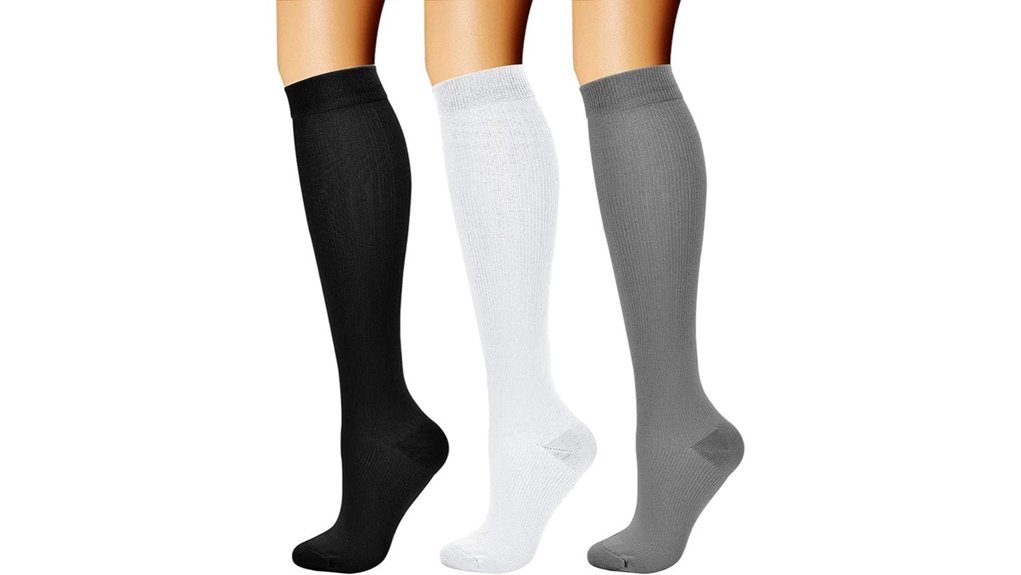 Best Compression Socks for Long Bus Rides (Graduated Fit) 3 charmking 3 pair 15 20 socks