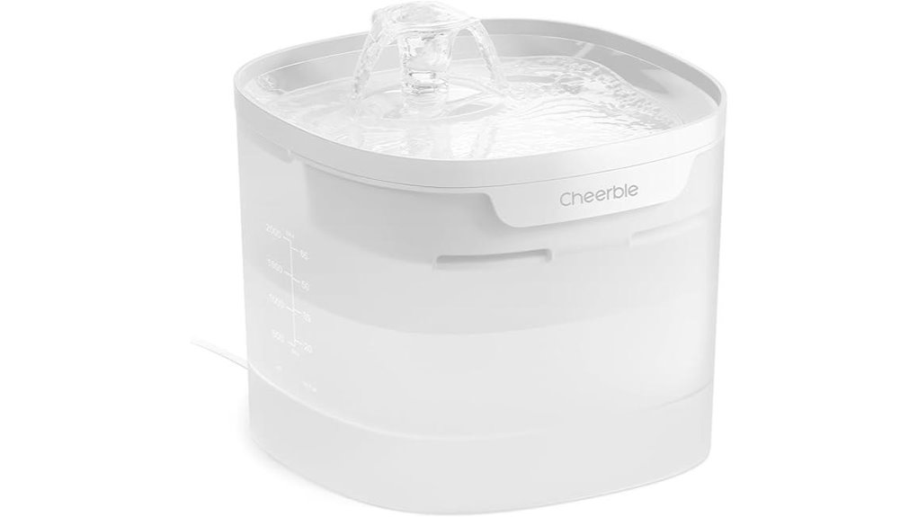 Portable Pet Water Fountains Travel (USB) Keep Pets Hydrated 2 cheerble pumpless cat fountain