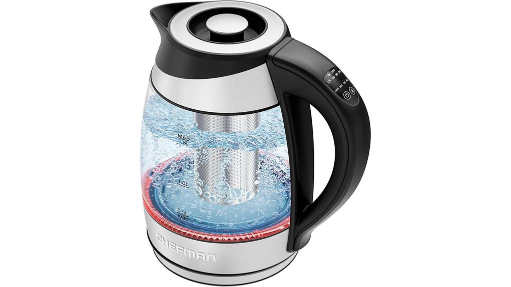 Best Electric Kettle (Temperature Control) for Perfect Brews 1 chefman 1 8l temperature controlled kettle