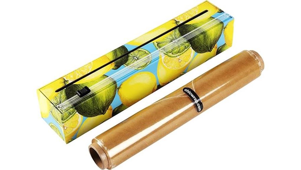 Top Plastic Wrap Dispenser With Cutter Your Kitchen Will Love 8 chicwrap refillable slide cutter dispenser