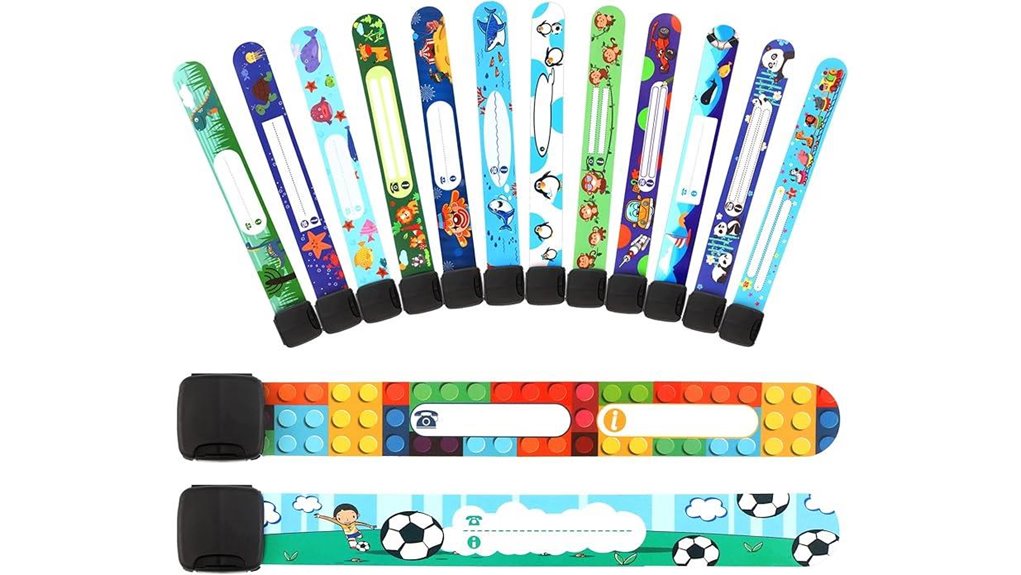 Best Child Identification Bracelets for Crowd Safety 14 chinco waterproof id wristbands