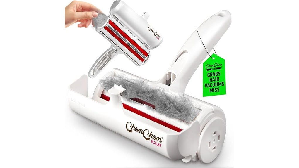 Best Portable Lint Rollers for Pet Hair (Refillable) 6 chomchom pet lint roller