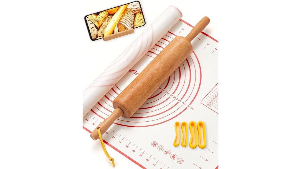 The Best Rolling Pin That Turns Dough into Art 14 classic 17 inch adjustable pin