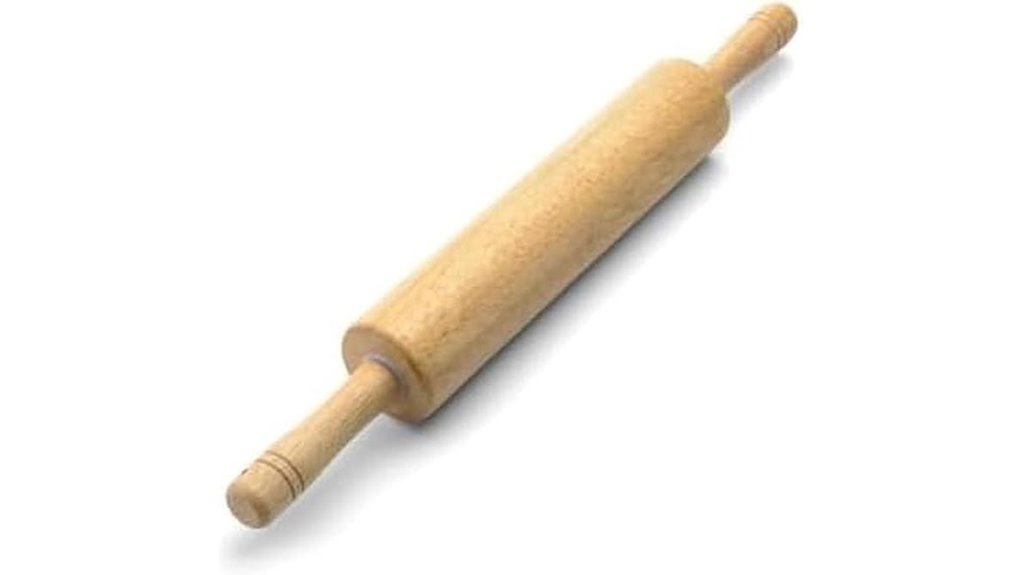 The Best Rolling Pin That Turns Dough into Art 1 classic 18 inch wood pin