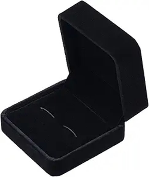 classic velvet cufflink box