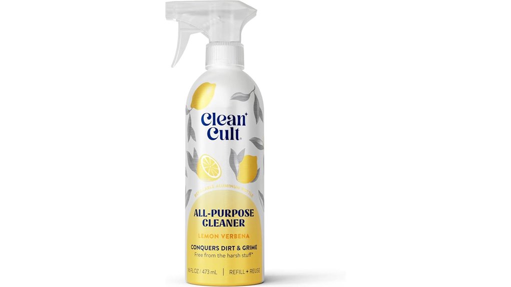 Best Surface Cleaning Spray (non-aerosol) for Spotless Home 13 cleancult lemon verbena cleaner