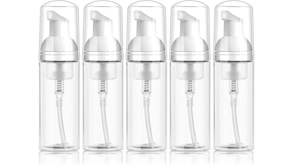 clear 2oz foam pump