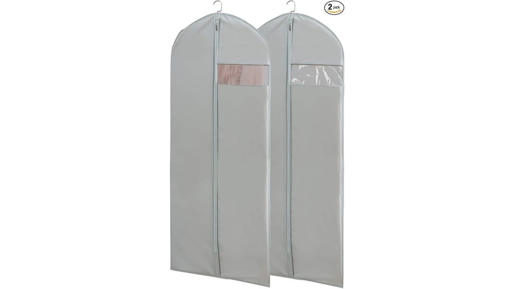 The Best Garment Bags for Weddings & Formal Events Sparkle 15 clear 65 inch dress bags