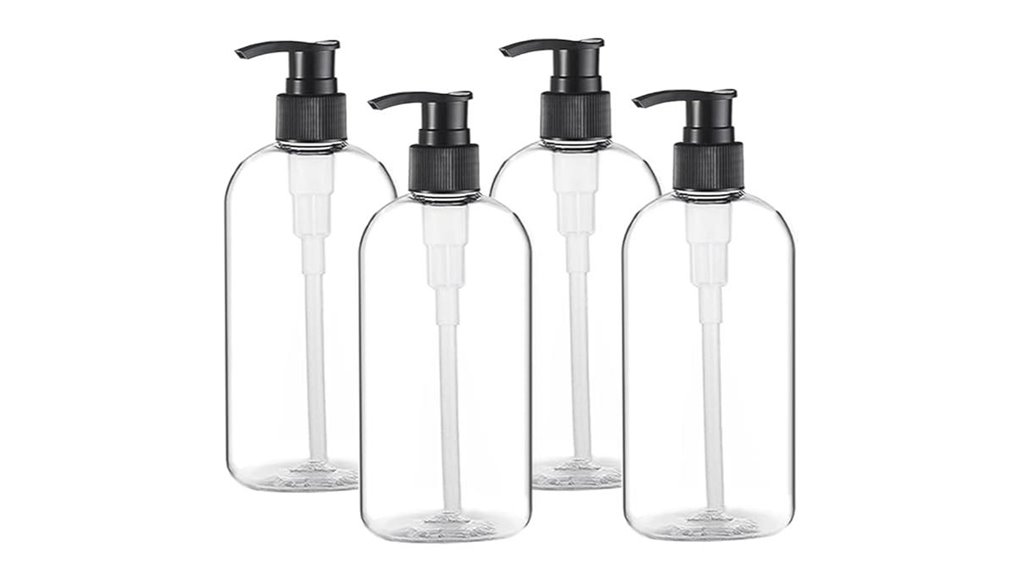 Top Clear Refillable Pump Bottles for Travel You Must Try 2 clear bpa free 500ml pump