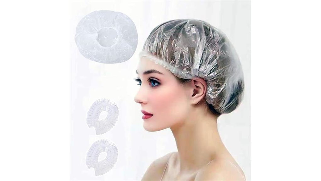 Disposable Toiletry Caps and Covers for Extra Leak Prevention 3 clear disposable travel caps