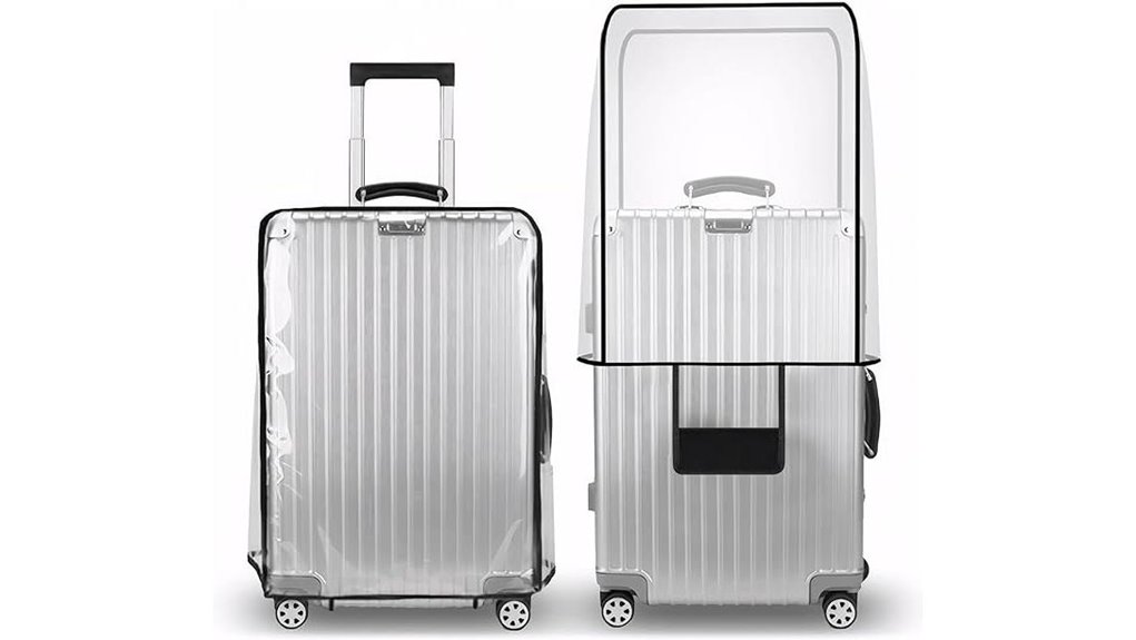 Top Luggage Rain Covers: Quick‑Fit, Tear‑Free Protection 1 clear pvc waterproof 20 30 cover