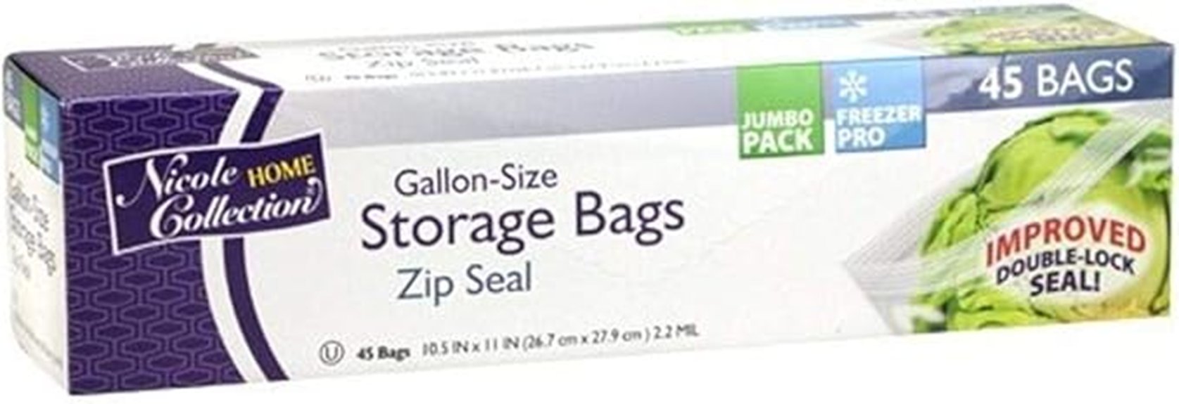 Clear Quart-Size Bags That Don't Split – Thick Seams 10 clear quart zip bags