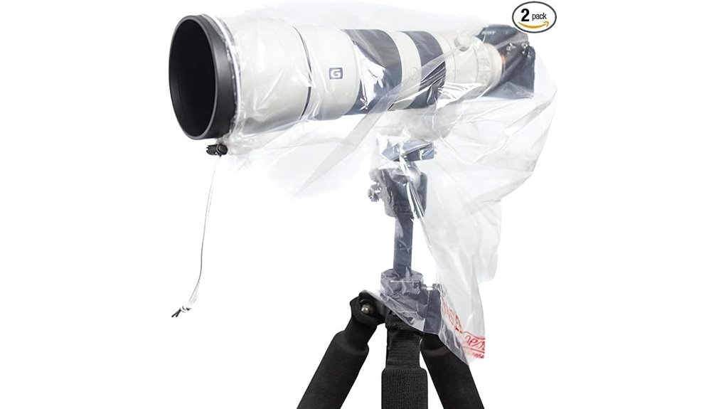 Best Camera Rain Covers for Travel (Packable Protection) 1 clear rainproof camera sleeves