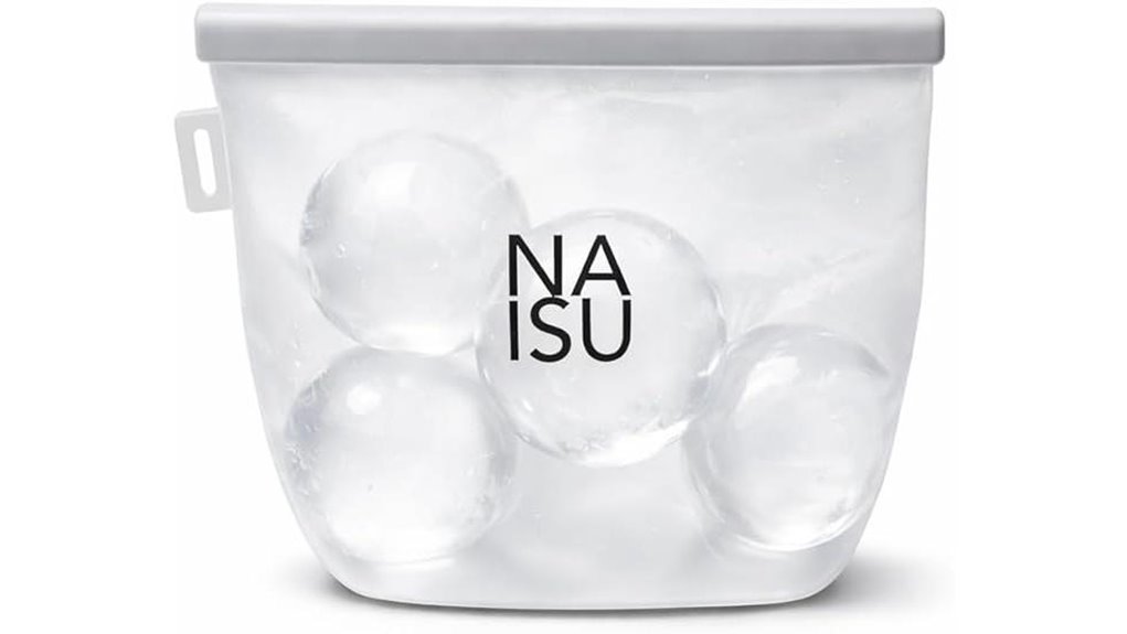 clear silicone ice bag