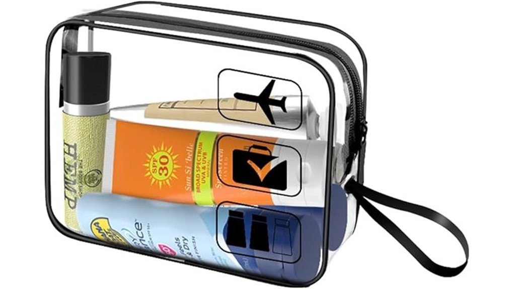 Clear Quart-Size Bags That Don't Split – Thick Seams 15 clear tsa approved quart zipper