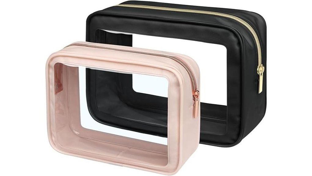 clear tsa approved water resistant bag