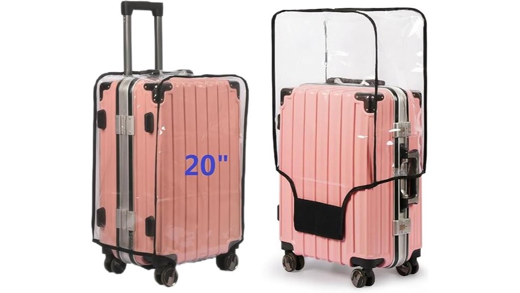Ultimate Luggage Covers to Guard Against Dust, Scuffs & Rain 6 clear waterproof suitcase cover