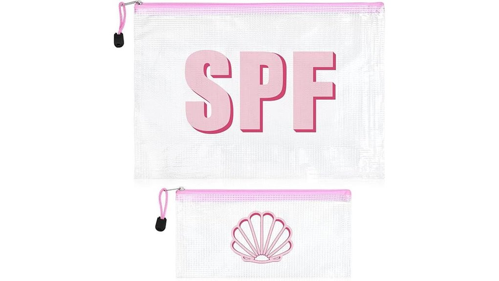 Leak-Proof Reef‑Safe Sunscreen Storage Cases You’ll Love 11 clear zippered spf makeup