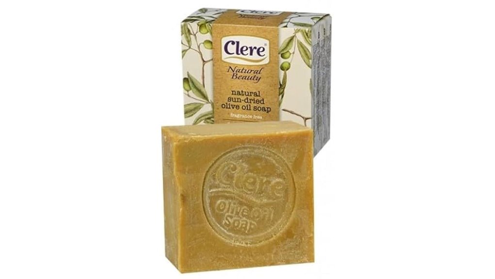 clere olive oil soap