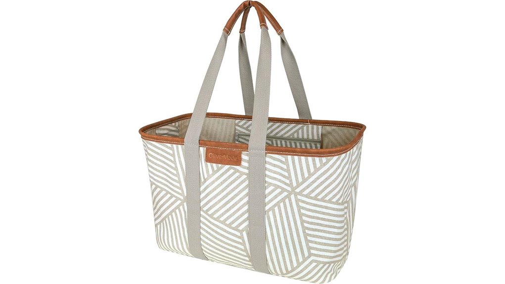 The Best Packable Totes With Snap‑In Base Panels That’re Sturdy 3 clevermade collapsible luxe tote