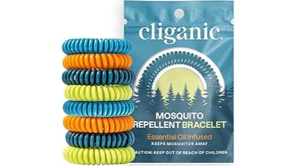 Insect-Repellent Wearables For Travel: Bands & Clips That Bite 5 cliganic 20 pack mosquito bracelets