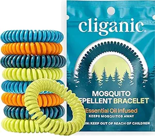 Insect-Repellent Wearables For Travel: Bands & Clips That Bite 11 cliganic deet free mosquito bracelets
