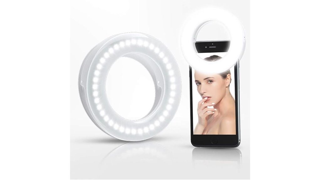 Clip‑On Phone Lights That Warm and Flatter on the Go 9 clip on 40 led selfie light