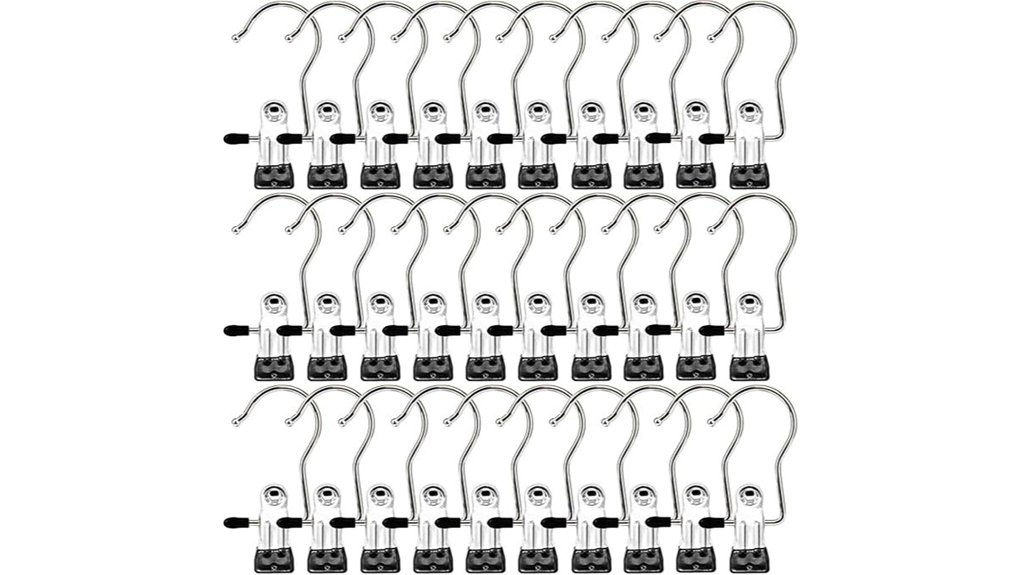 Best Shoe Drying Clips for Travel to Hang & Air Shoes on the Go 2 closet hook clips pack